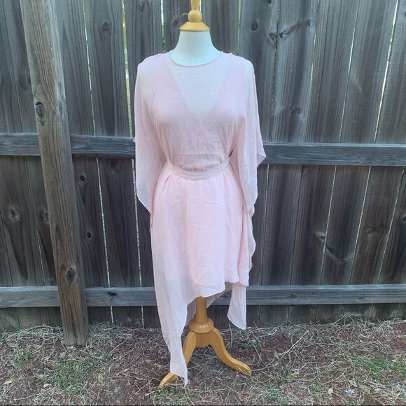 BCBGMAXAZRIA draped silk dress, size xs - Picture 6 of 12